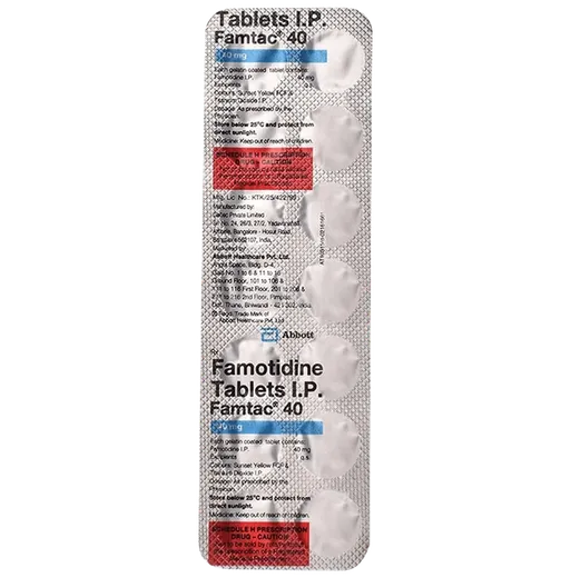 famtac 40mg tablet 14's